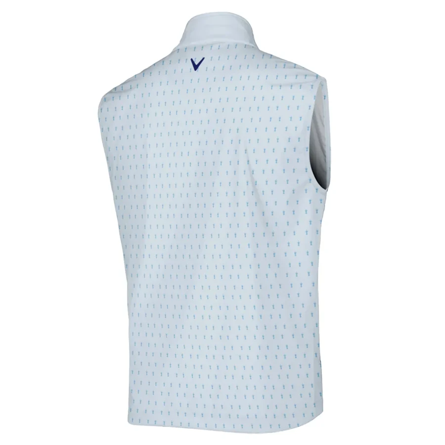 Golf Pattern Light Blue Cup 124th U.S. Open Pinehurst Callaway Sleeveless Jacket Style Classic