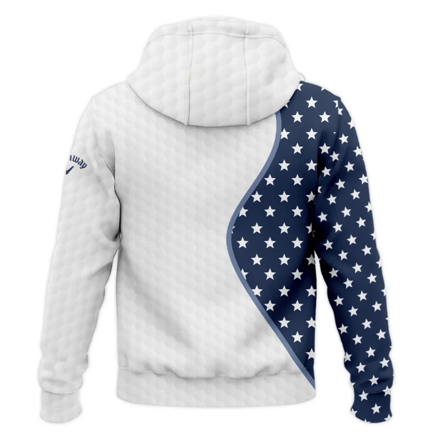 Golf Pattern Light Blue Cup 124th U.S. Open Pinehurst Callaway Zipper Hoodie Shirt Style Classic