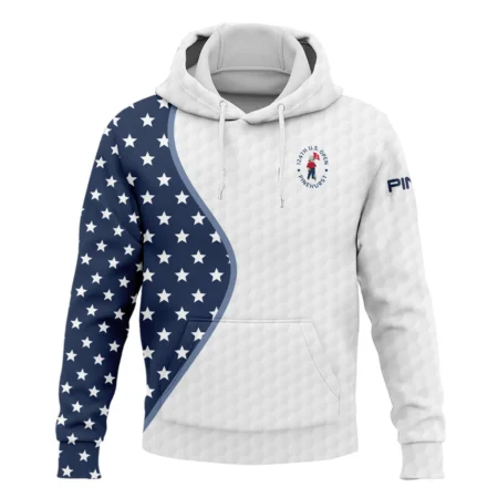 Golf Pattern Light Blue Cup 124th U.S. Open Pinehurst Ping Hoodie Shirt Style Classic