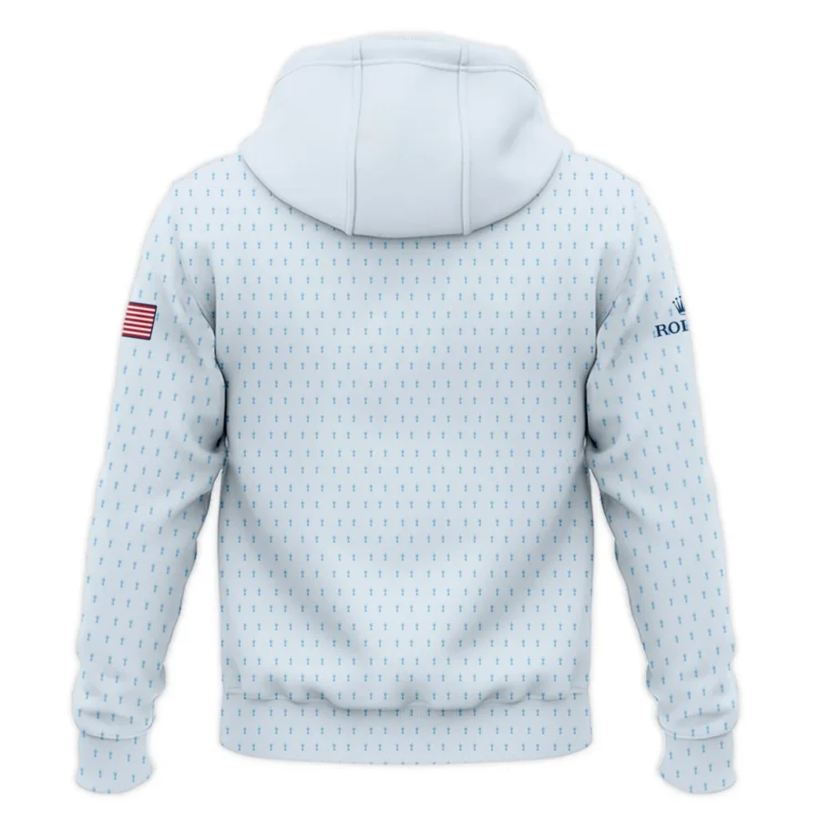 Golf Pattern Light Blue Cup 124th U.S. Open Pinehurst Rolex Hoodie Shirt Style Classic