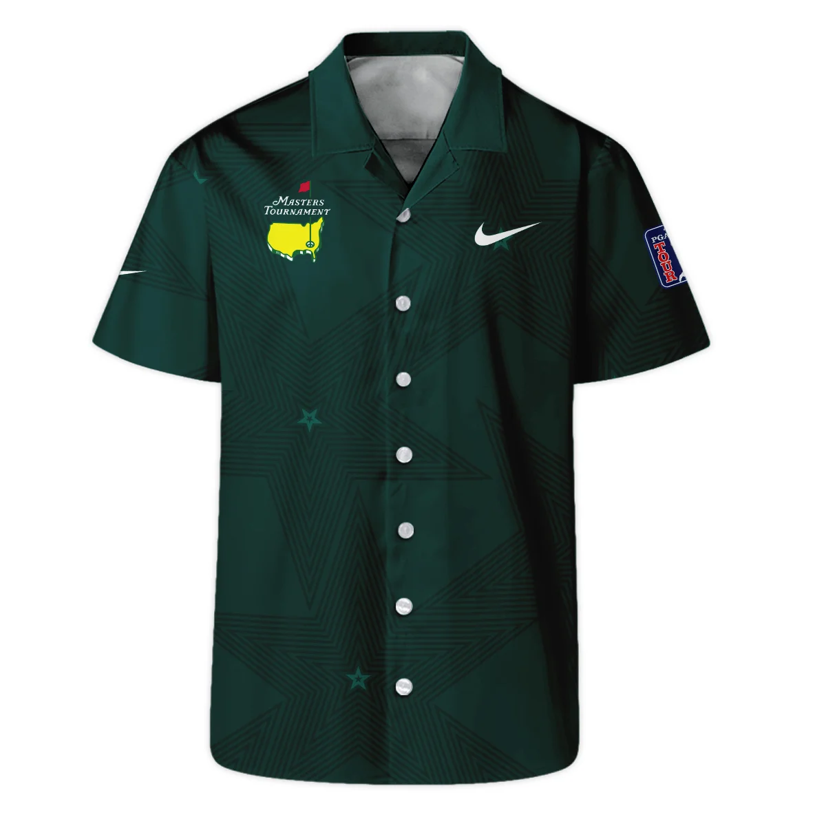 Golf Pattern Stars Dark Green Masters Tournament Nike Bomber Jacket Style Classic Bomber Jacket