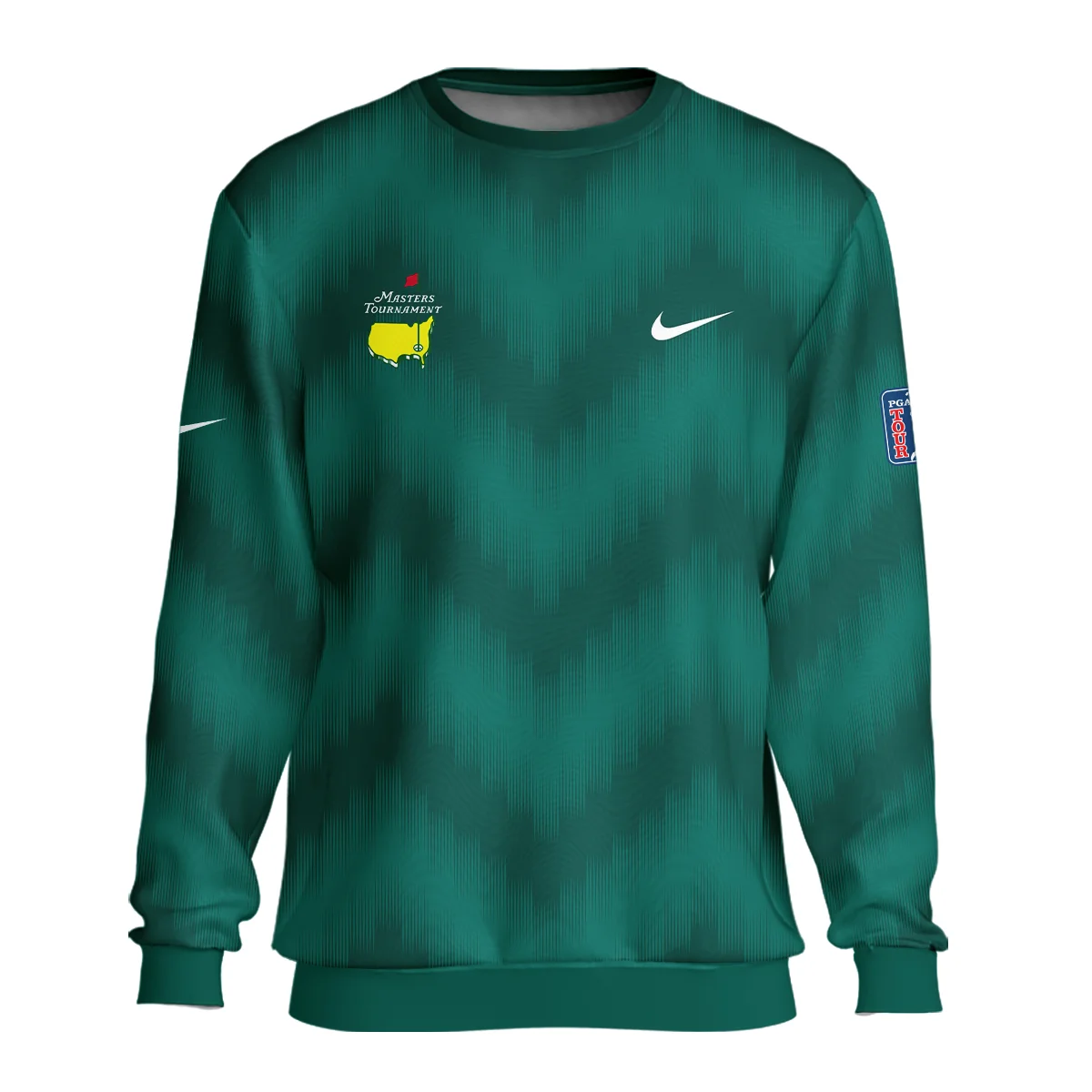 Golf Sport Green Gradient Stripes Pattern Nike Masters Tournament Unisex Sweatshirt Style Classic Sweatshirt