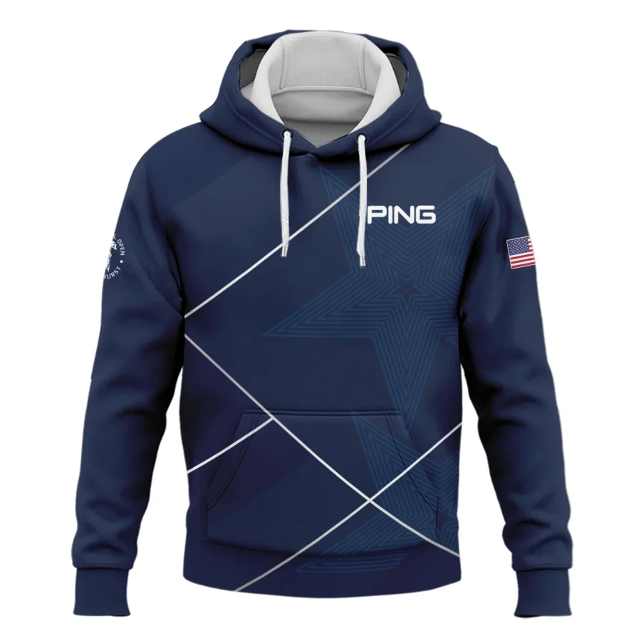 Golf Sport Pattern Blue Mix 124th U.S. Open Pinehurst Ping Hoodie Shirt Style Classic