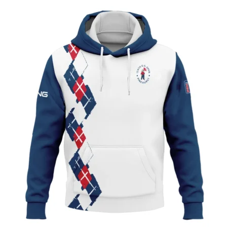 Golf Sport Pattern Blue Mix Color 124th U.S. Open Pinehurst Ping Hoodie Shirt Style Classic