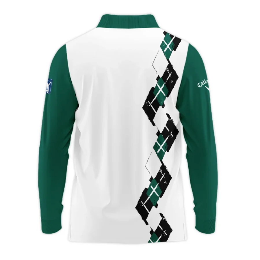 Golf Sport Pattern Green Mix Masters Tournament Callaway Long Polo Shirt Style Classic