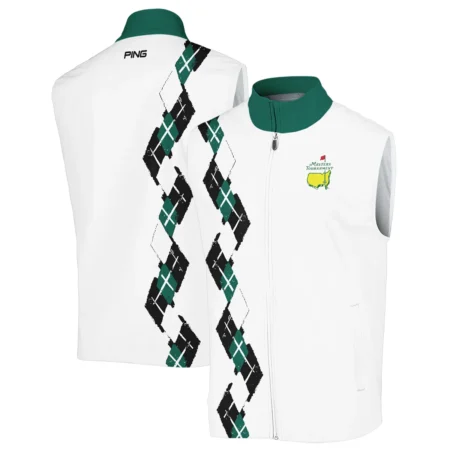 Golf Sport Pattern Green Mix Masters Tournament Ping Sleeveless Jacket Style Classic