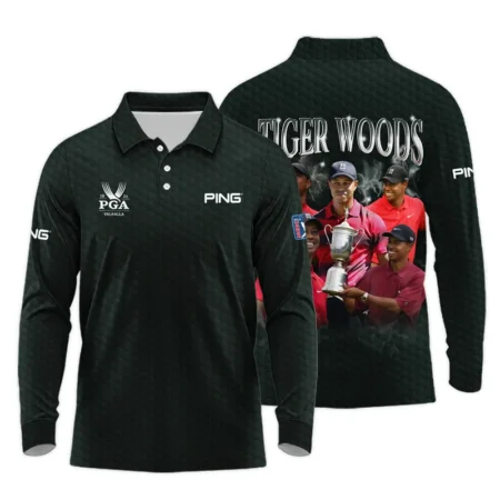 Golf Tiger Woods Fans Loves 152nd The Open Championship Ping Polo Shirt Style Classic