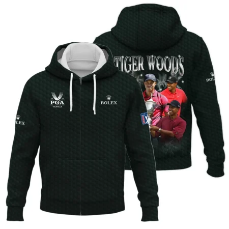 Golf Tiger Woods Fans Loves 152nd The Open Championship Rolex Zipper Hoodie Shirt Style Classic