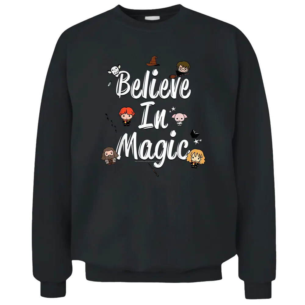 Harry Potter Believe In Magic Cute Coon Pullover Sweatshirt