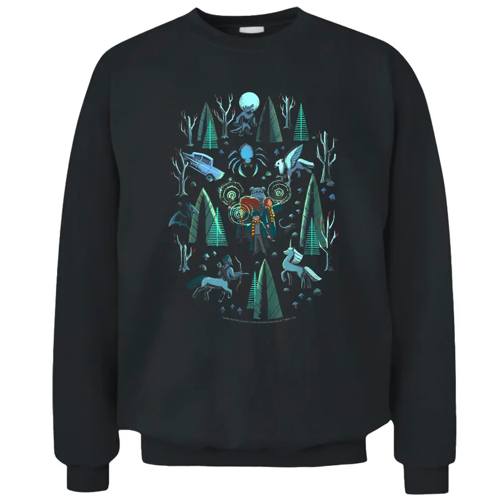 Harry Potter Group Trapped In The Forbidden Forest Pullover Sweatshirt