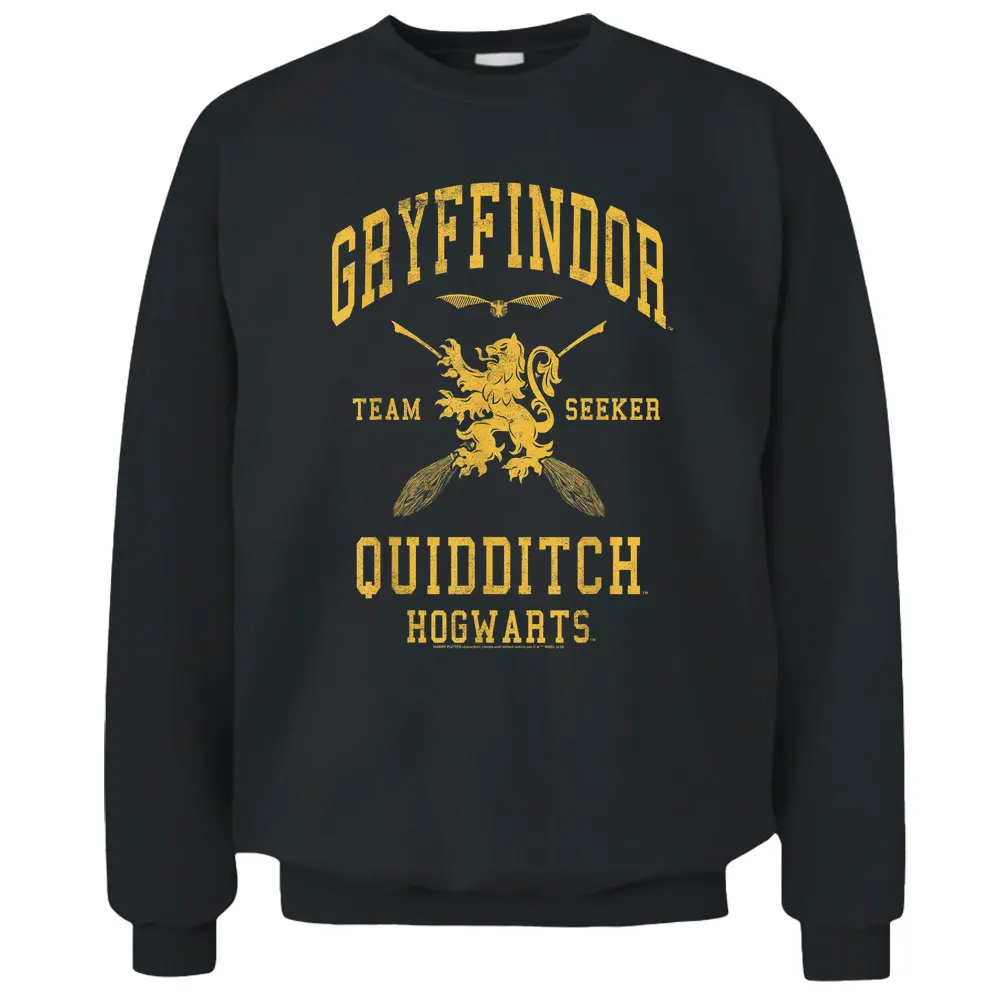 Harry Potter Gryffindor Team Seeker Hogws Quidditch Pullover Sweatshirt