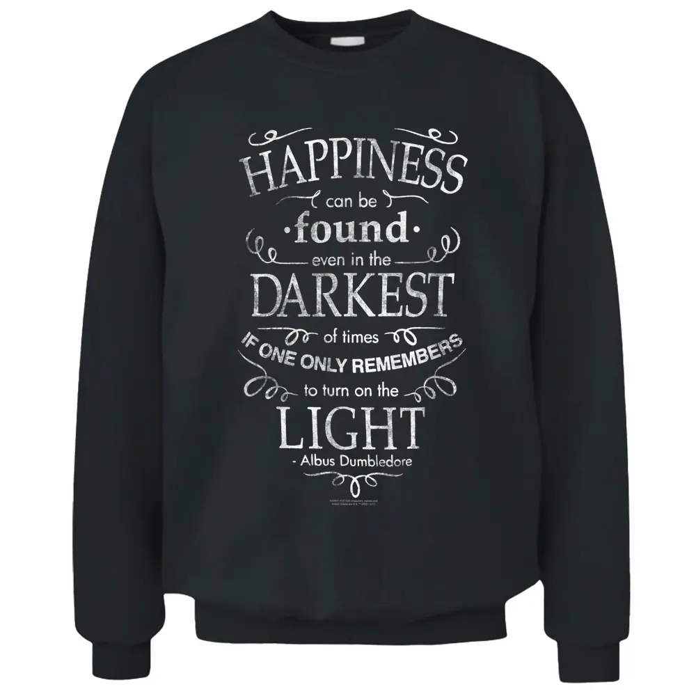 Harry Potter Happiness Quote Pullover Sweatshirt