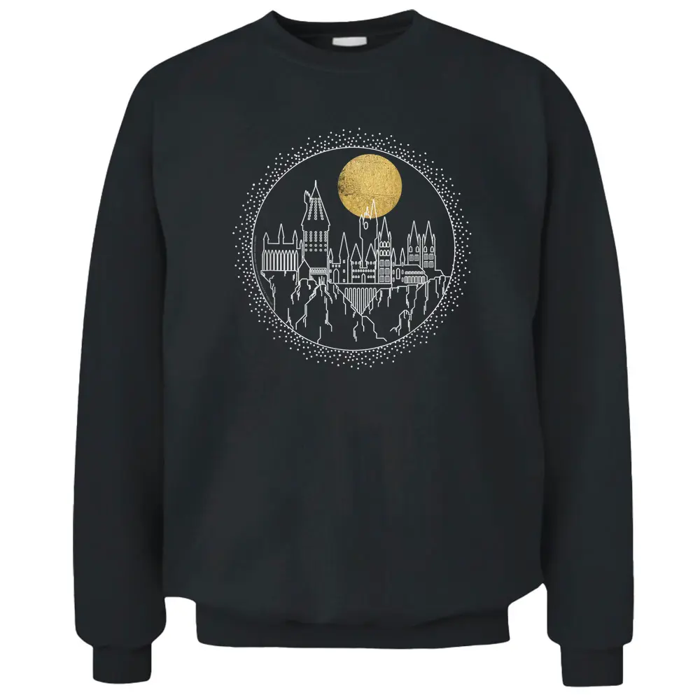 Harry Potter Hogws Full Moon Line  Pullover Sweatshirt