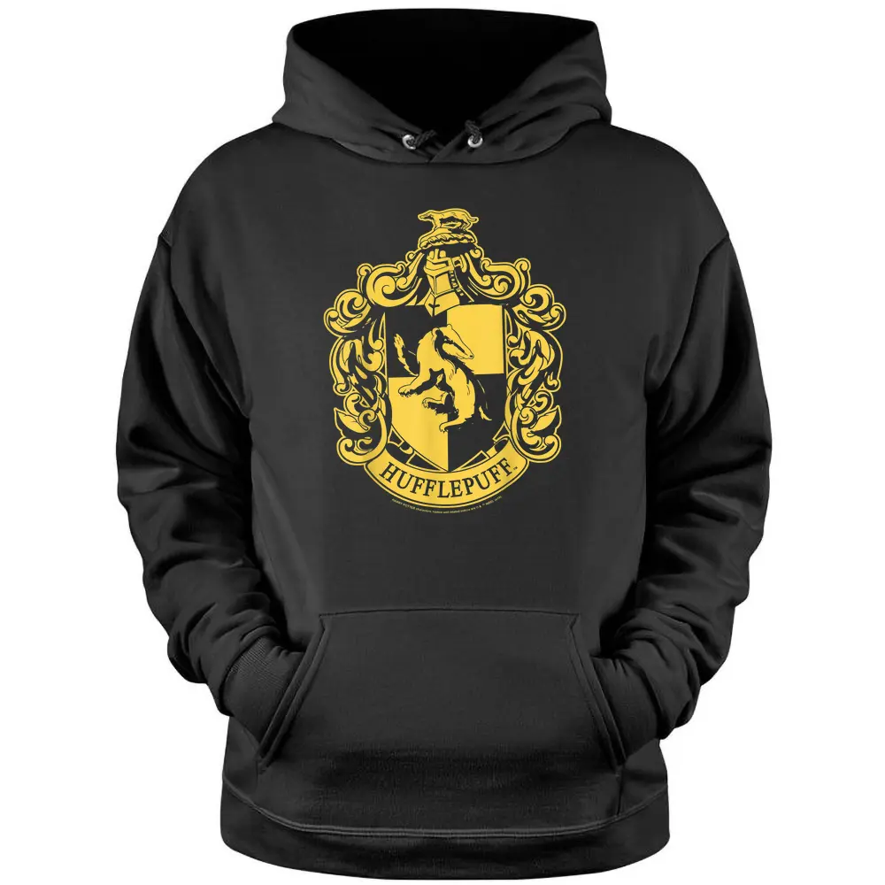 Harry Potter Hufflepuff Simple House Crest Pullover Hoodie