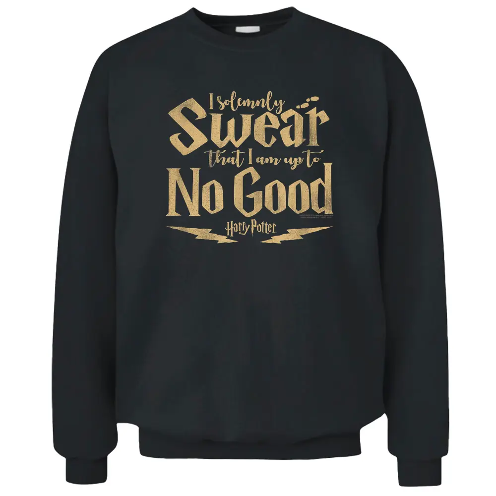 Harry Potter I Am Up To No Good Pullover Sweatshirt