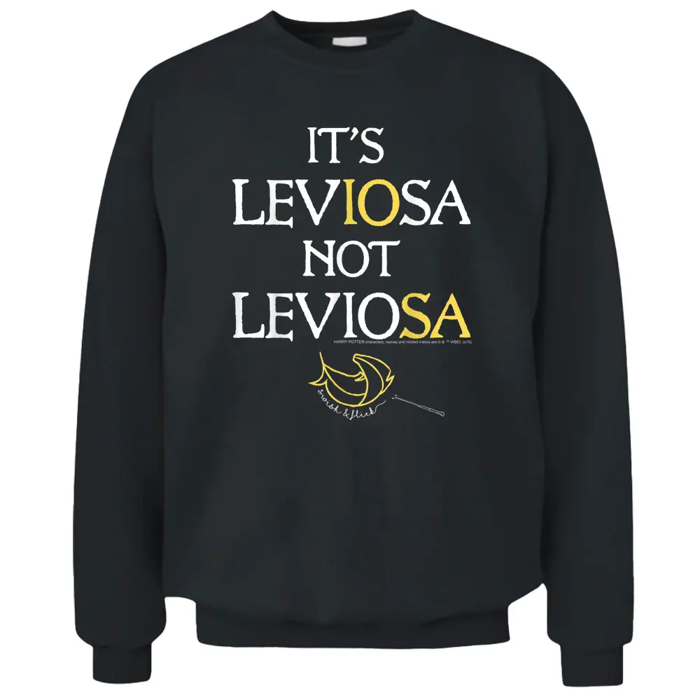 Harry Potter It's Leviosa Not Leviosa Pullover Sweatshirt