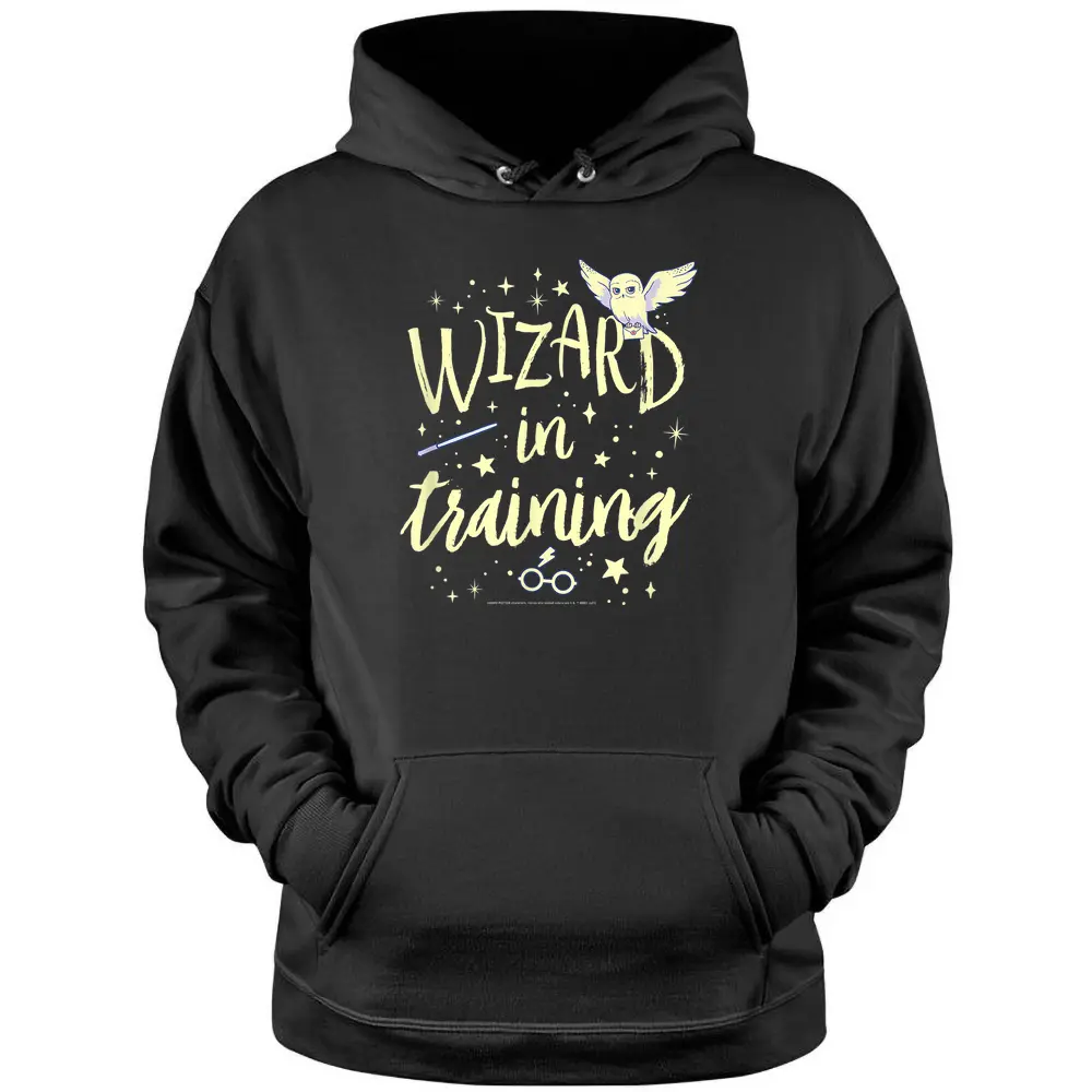 Harry Potter Wizard In Training  Stack Pullover Hoodie