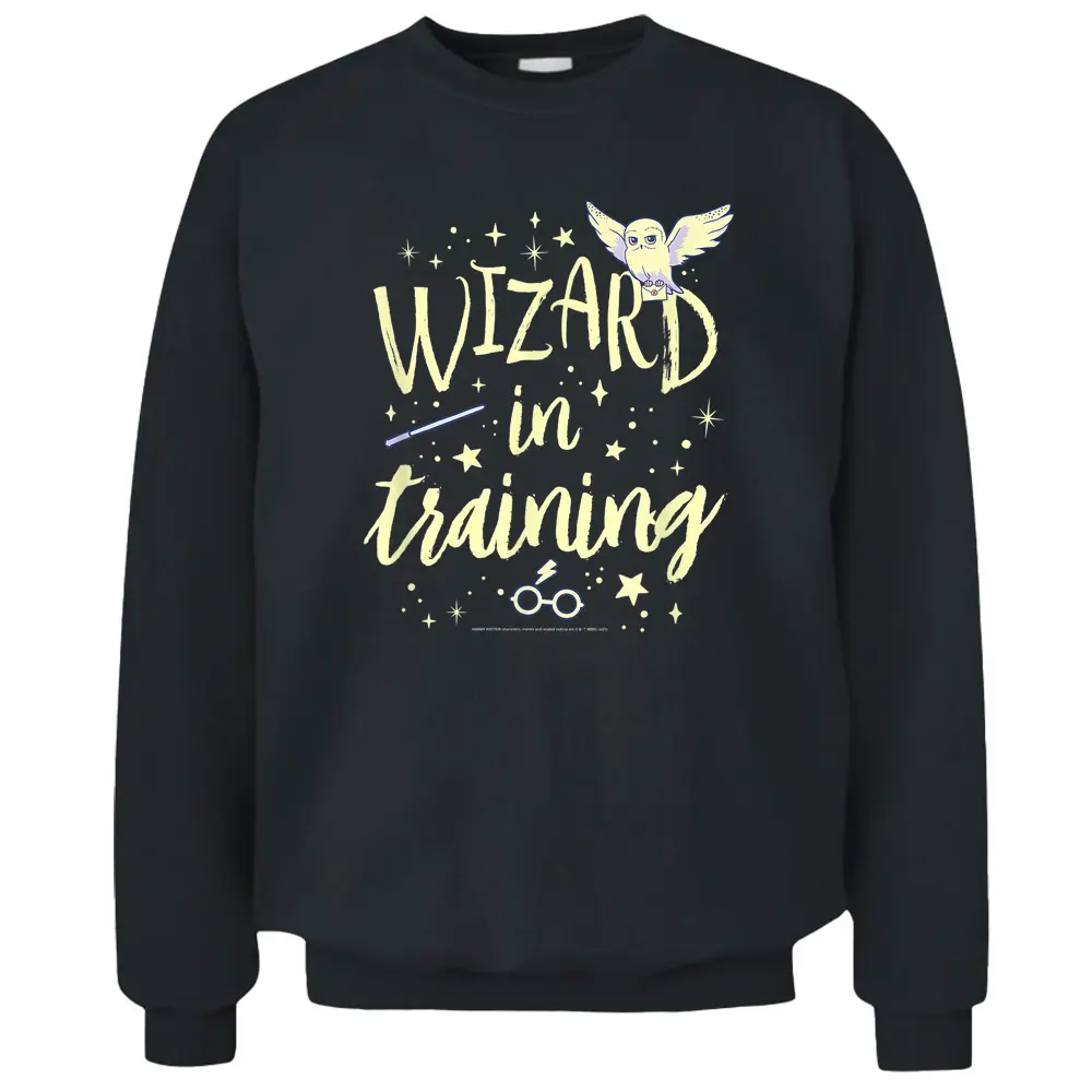 Harry Potter Wizard In Training  Stack Pullover Sweatshirt