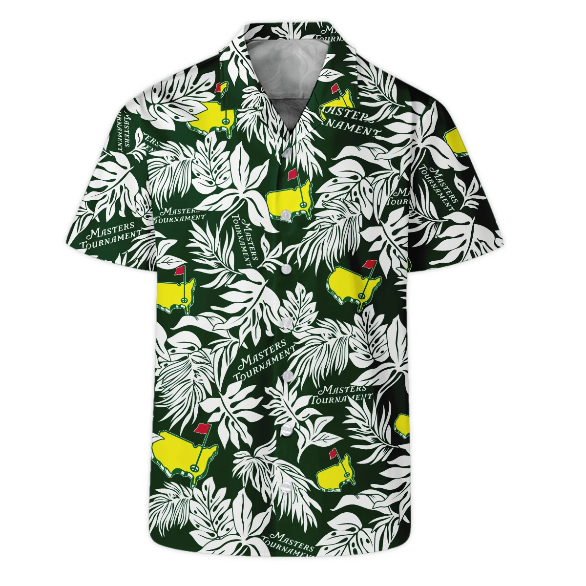 Hawaiian Tropical Leaves Pattern Golf Masters Tournament Hoodie Shirt Style Classic Hoodie Shirt