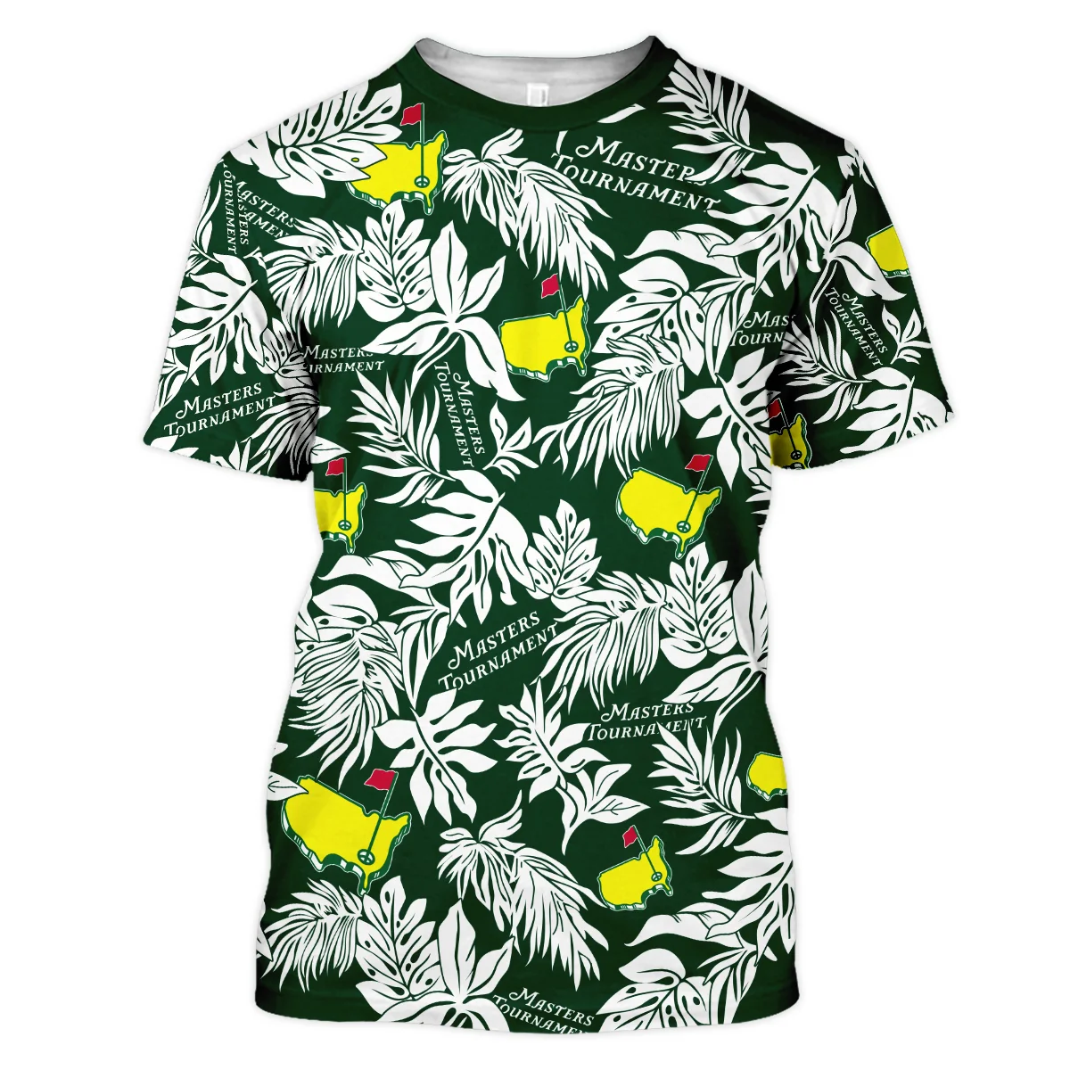 Hawaiian Tropical Leaves Pattern Golf Masters Tournament Unisex T-Shirt Style Classic T-Shirt