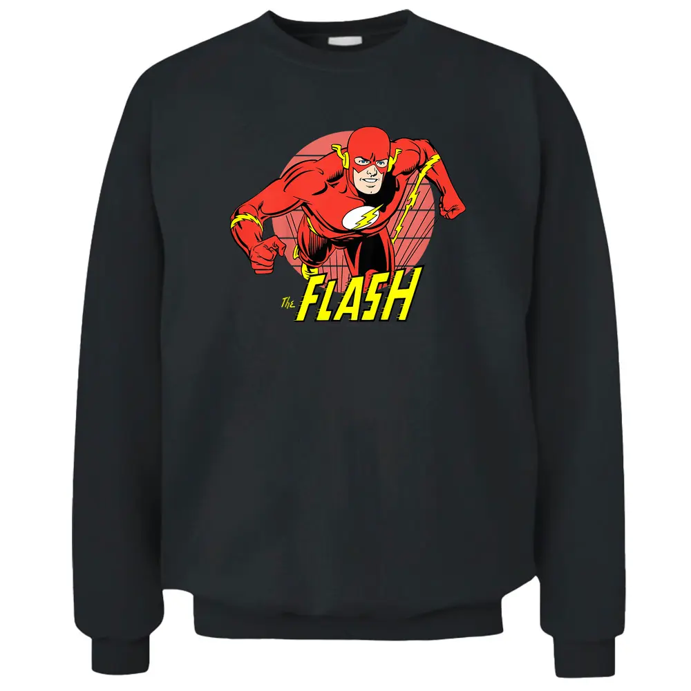 Kids Dc Comics The Flash Running Portrait Pullover Sweatshirt