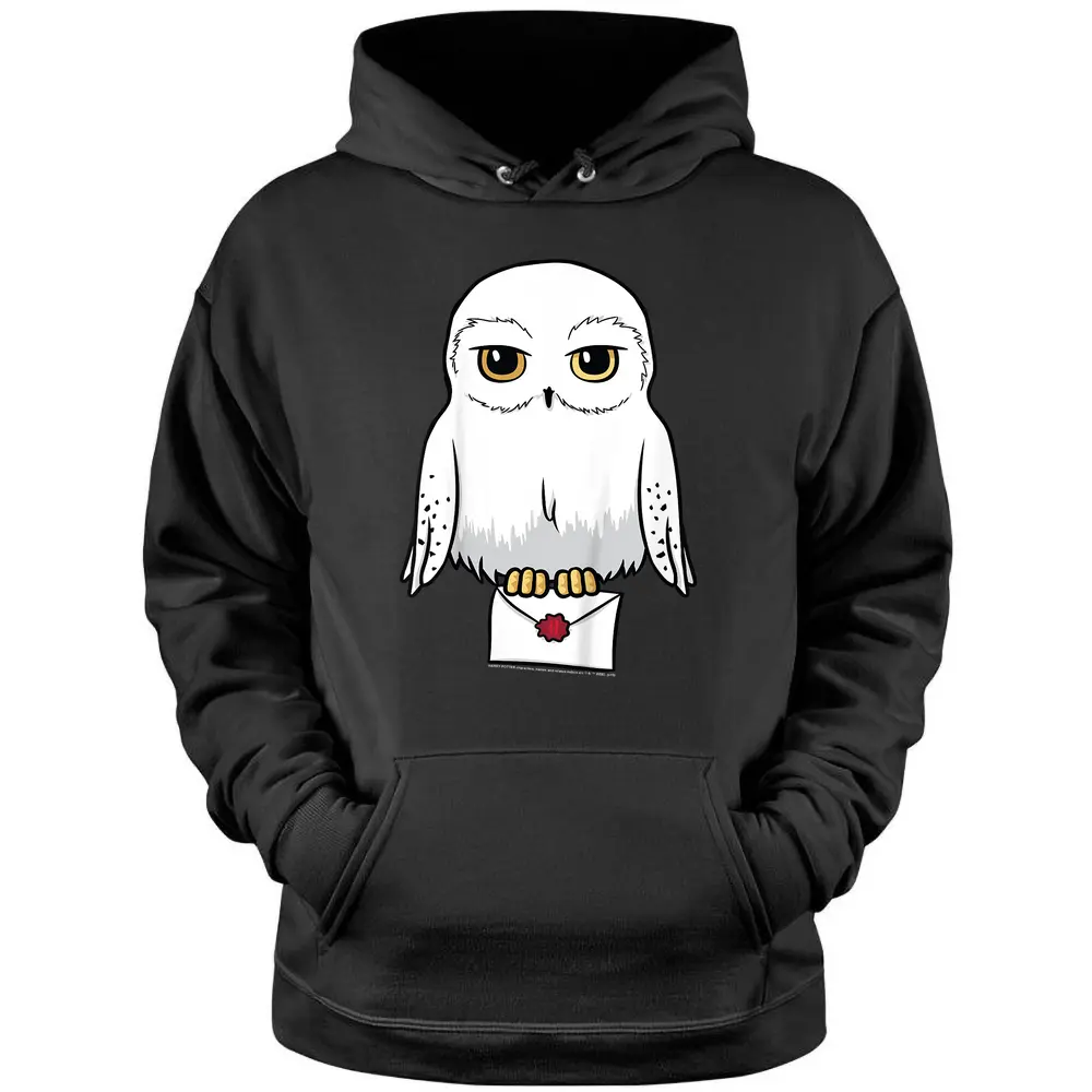 Kids Harry Potter Hedwig Cute Coon Portrait Pullover Hoodie