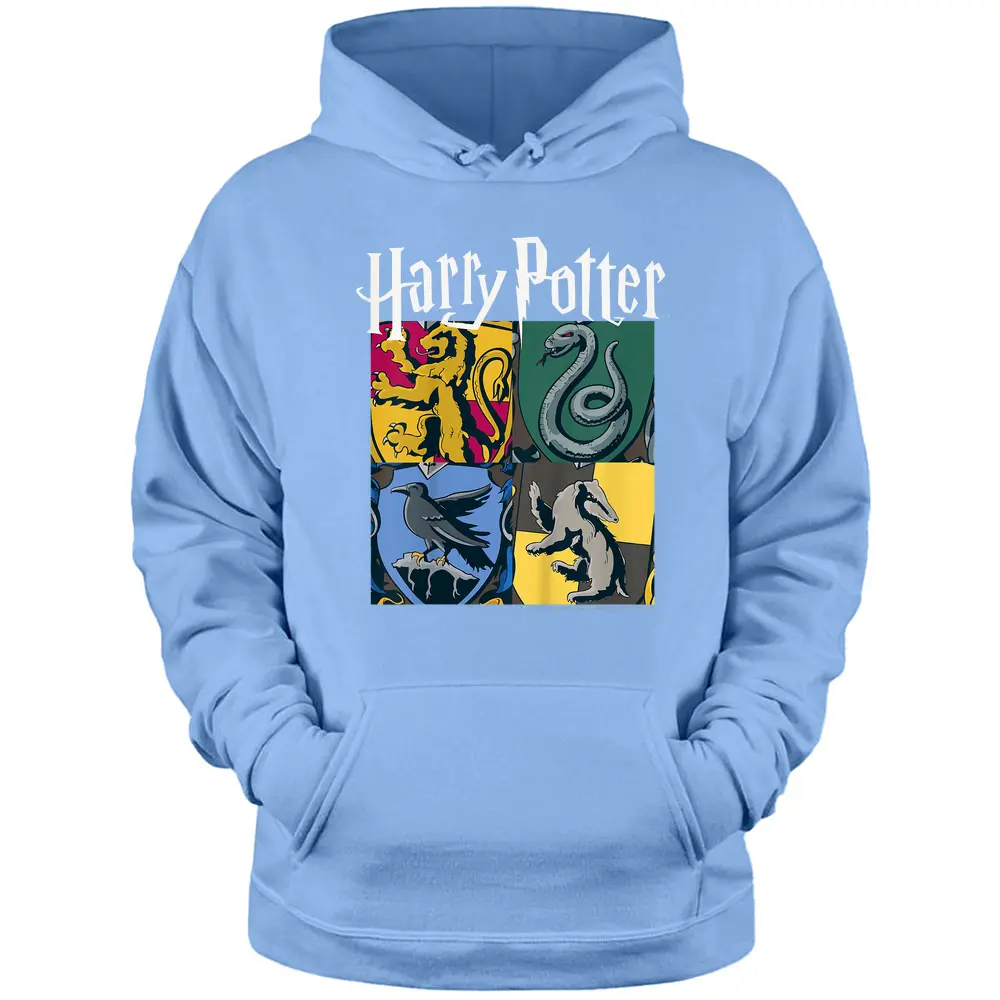 Kids Harry Potter House Crest Panels Pullover Hoodie