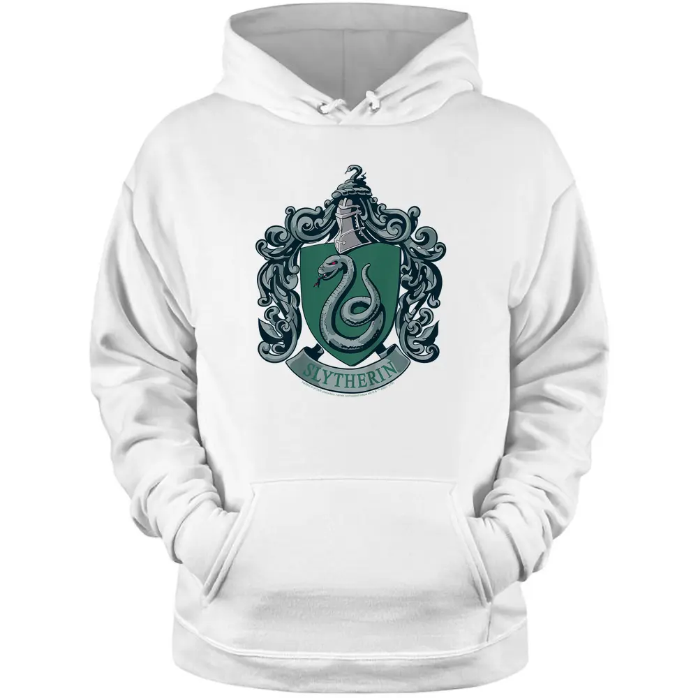 Kids Harry Potter Slytherin House Crest Pullover Hoodie