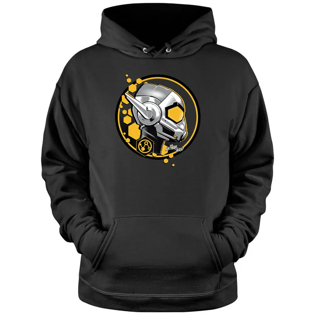 Marvel Ant-man And The Wasp Yellow Hex Stamp Premium Pullover Hoodie