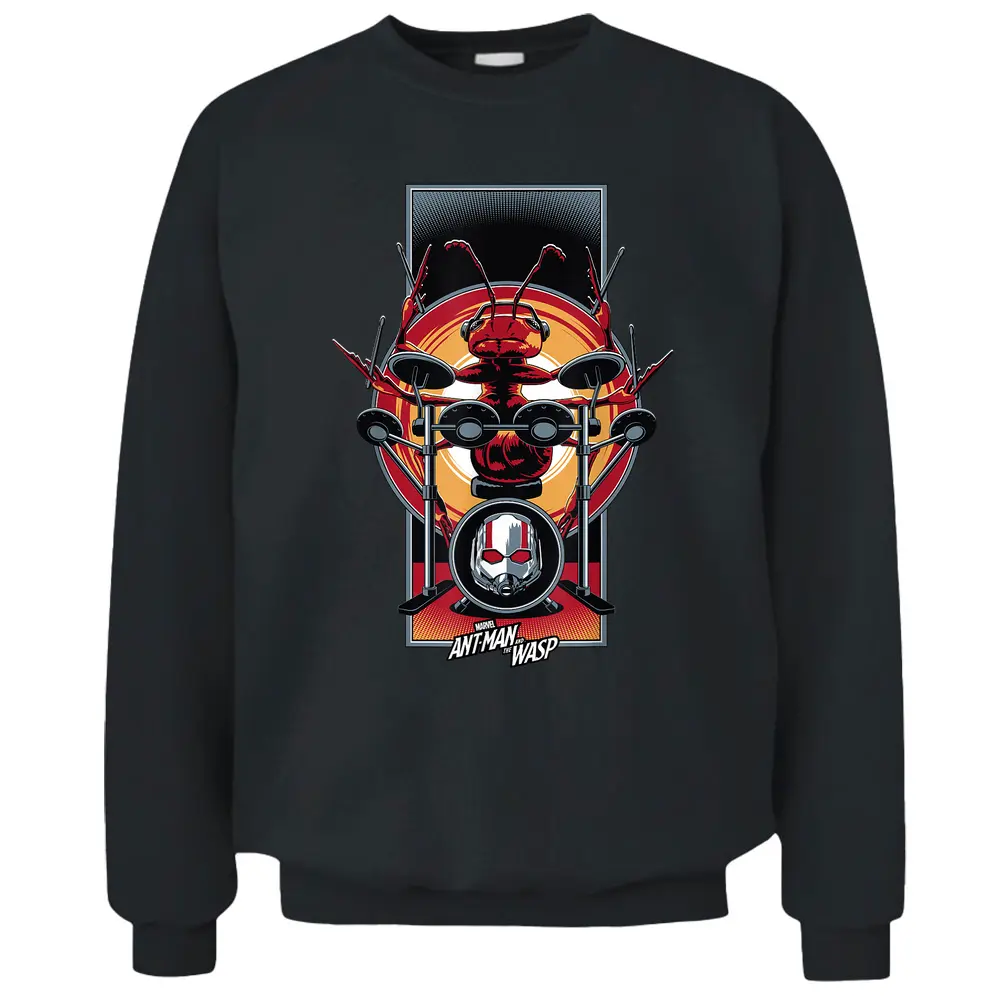 Marvel Ant-man And Wasp Ant Drummer Graphic Pullover Sweatshirt