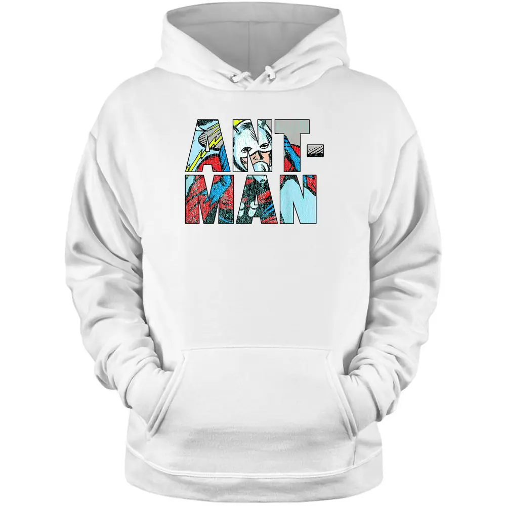 Marvel Ant-man Classic Comic Letter Fill Pullover Hoodie