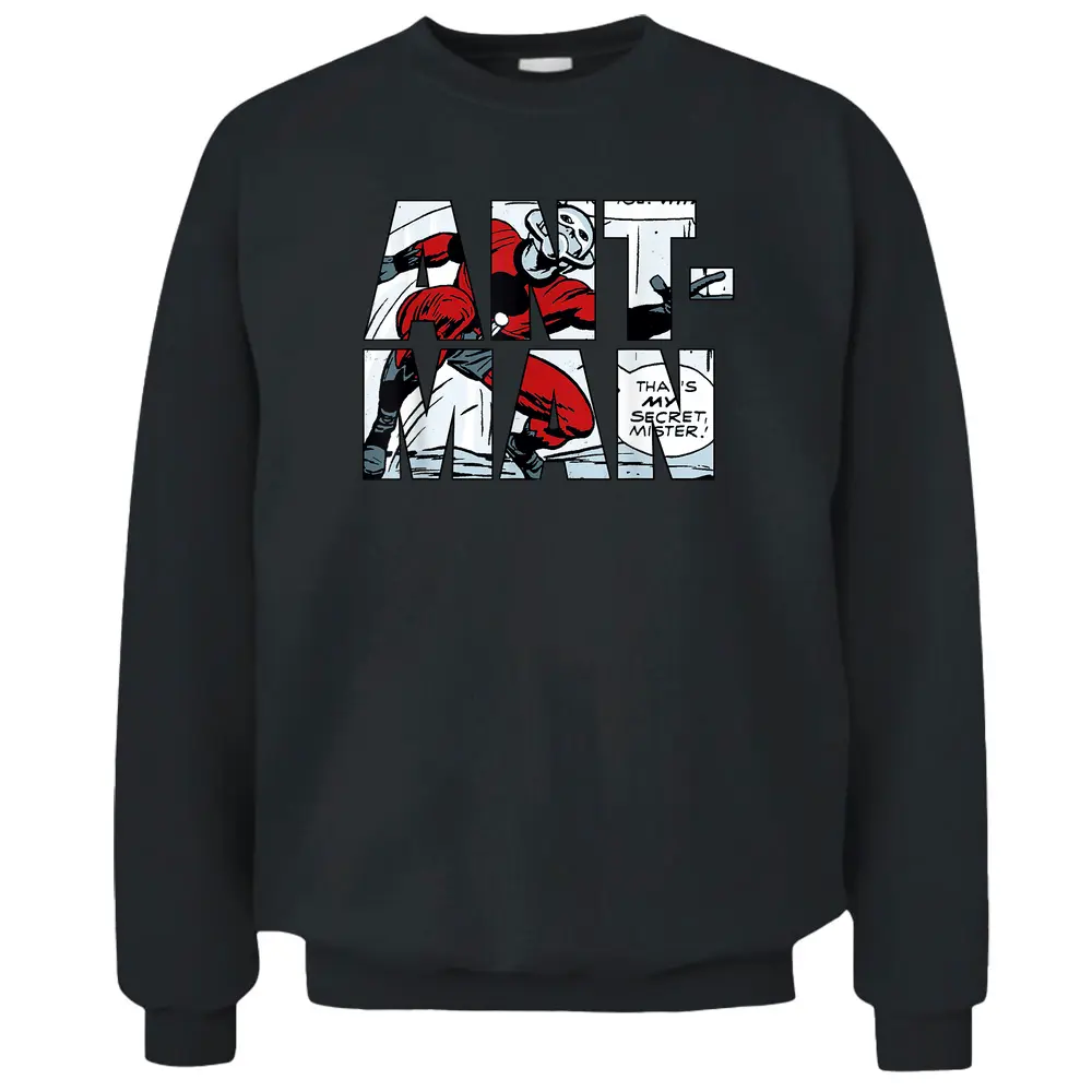 Marvel Ant-man Classic Retro Comic Strip Letter Fill T-shirt Pullover Sweatshirt