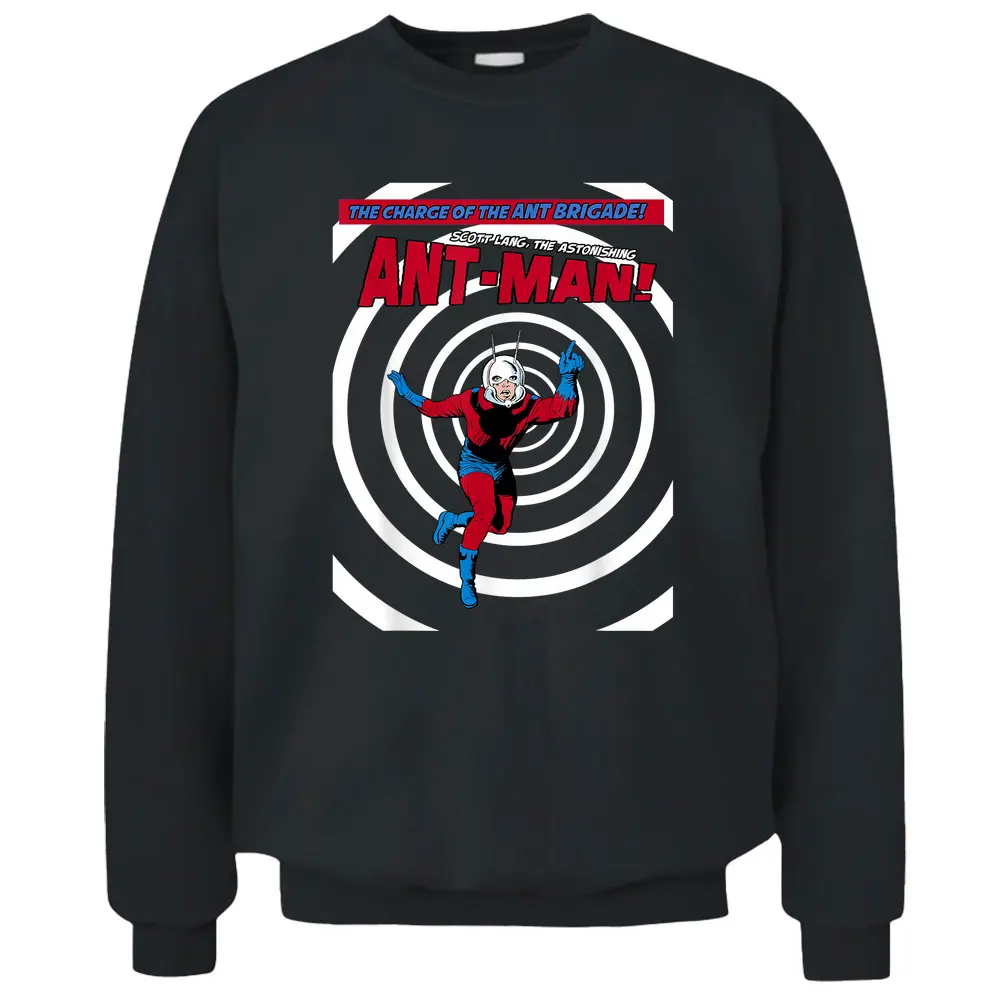 Marvel Ant-man Classic Retro Shrink Portal Graphic Pullover Sweatshirt