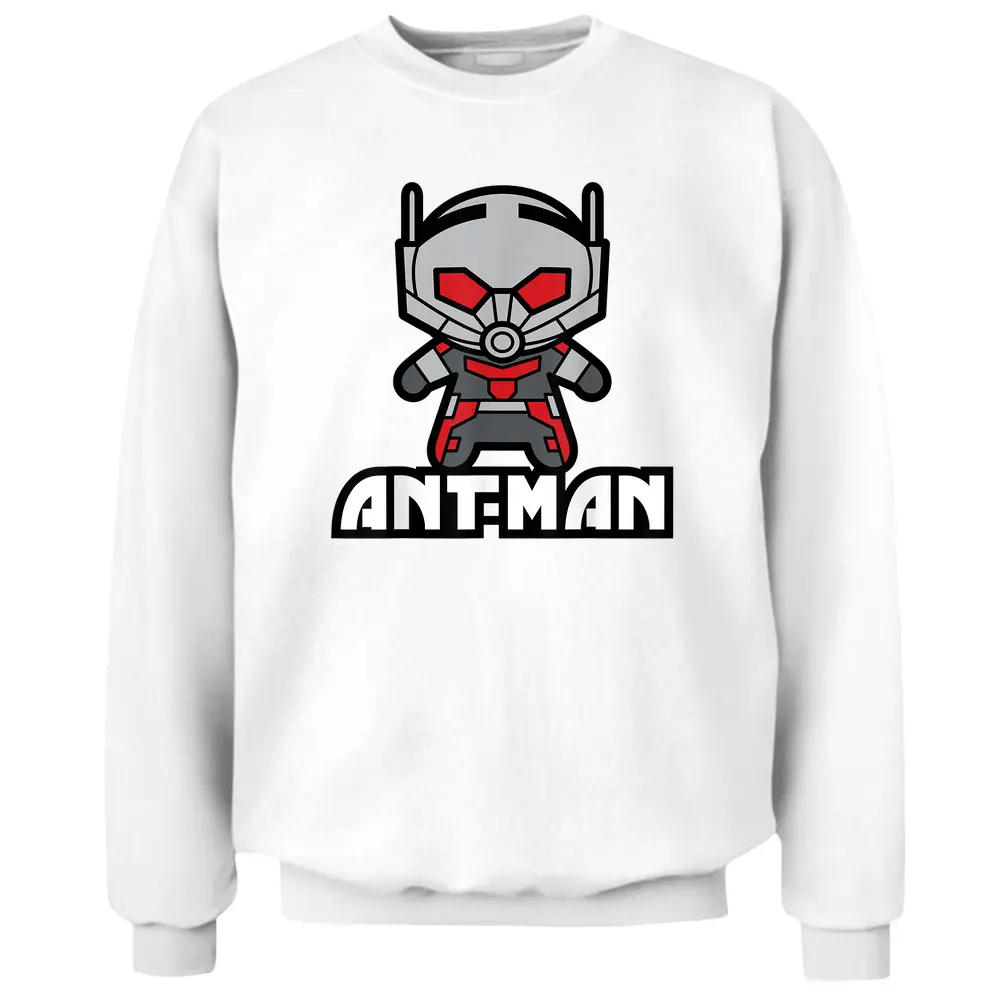 Marvel Ant-man Tiny Miniscule Kawaii Cute Pullover Sweatshirt