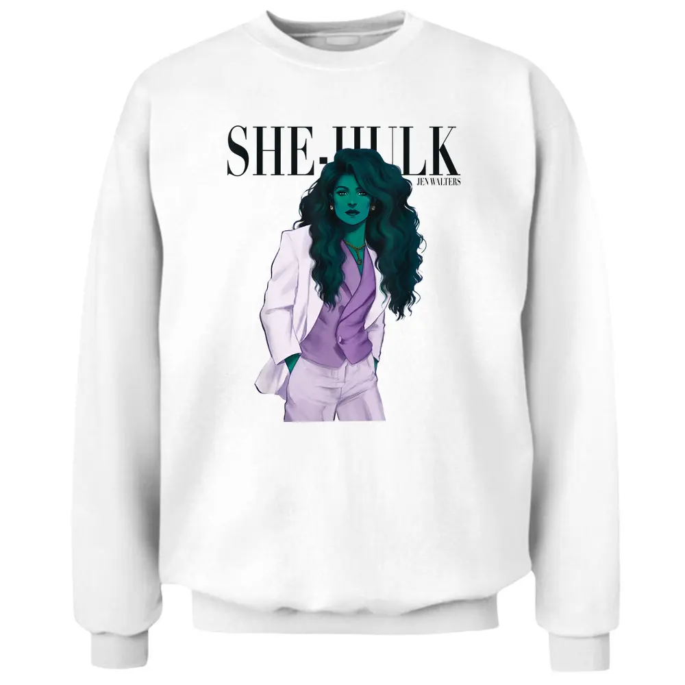 Marvel Avenger She-hulk Jen Walters Womenu2019s History Month Pullover Sweatshirt