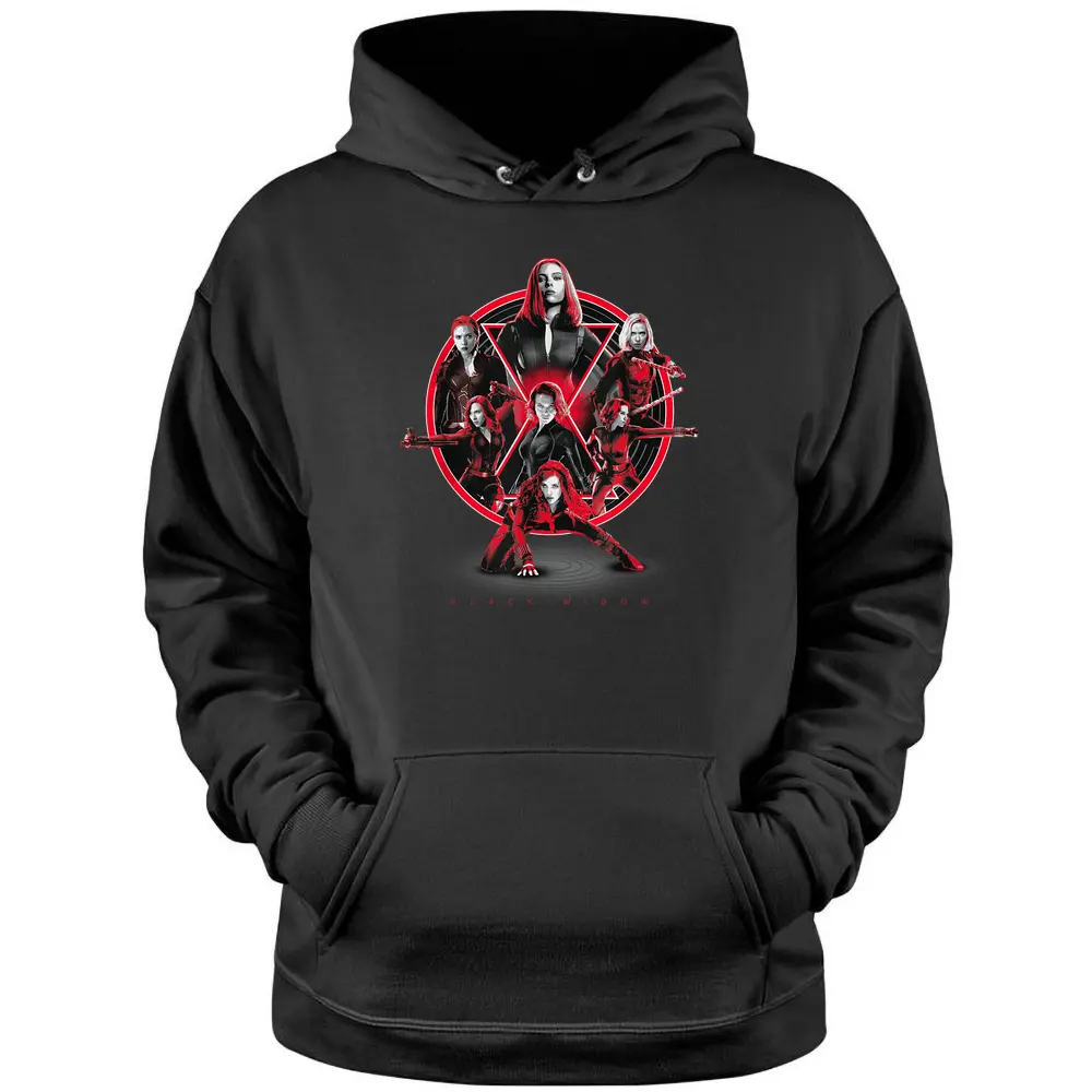 Marvel Avengers Black Widow Multiplied Pullover Hoodie