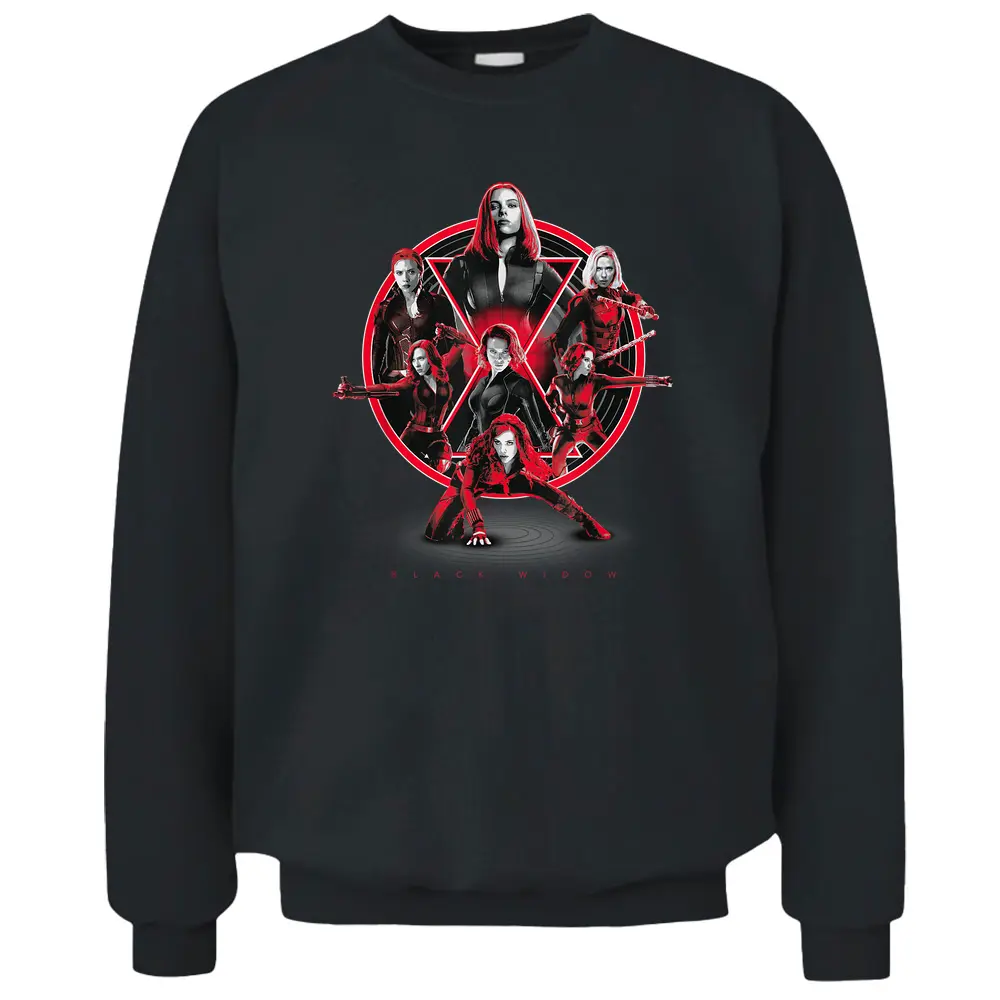 Marvel Avengers Black Widow Multiplied Pullover Sweatshirt