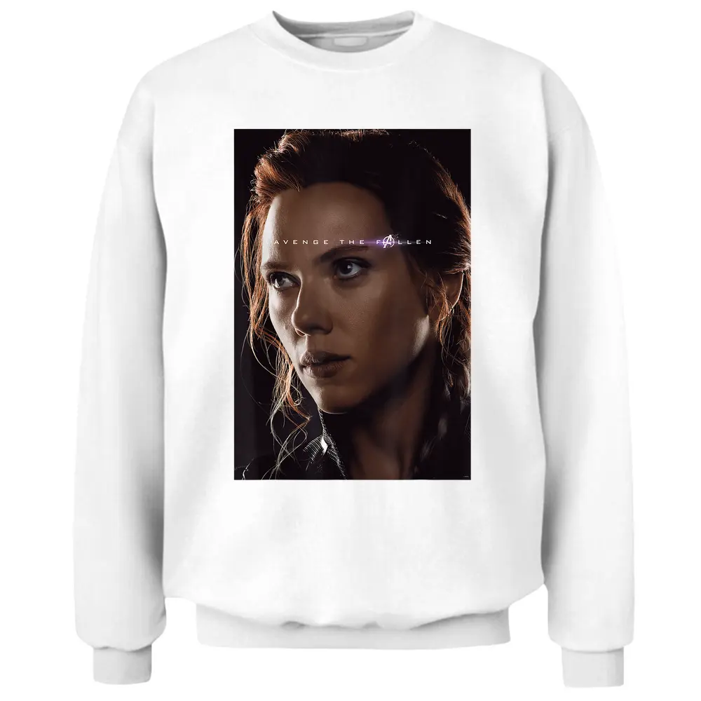 Marvel Avengers Endgame Black Widow Poster Pullover Sweatshirt