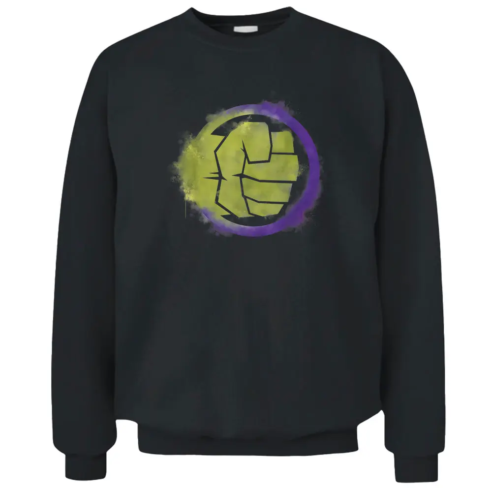 Marvel Avengers Endgame Hulk Spray Paint Logo Pullover Sweatshirt