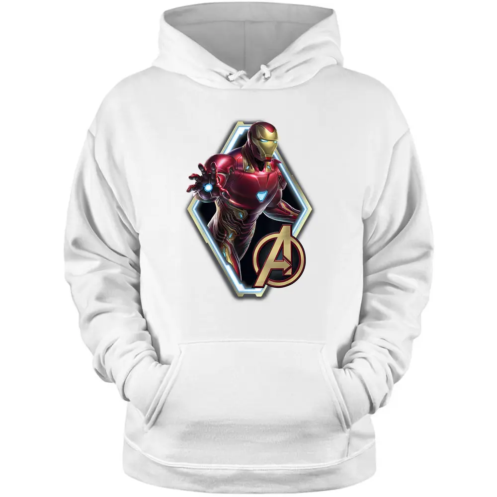 Marvel Avengers Endgame Iron Man Logo Graphic Pullover Hoodie