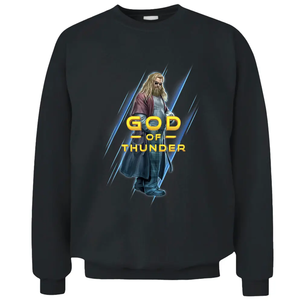 Marvel Avengers Endgame Thor God Of Thunder Portrait Pullover Sweatshirt