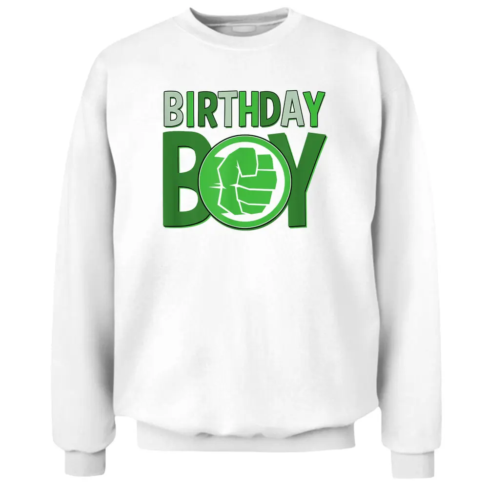 Marvel Avengers Incredible Hulk Birthday Boy Pullover Sweatshirt