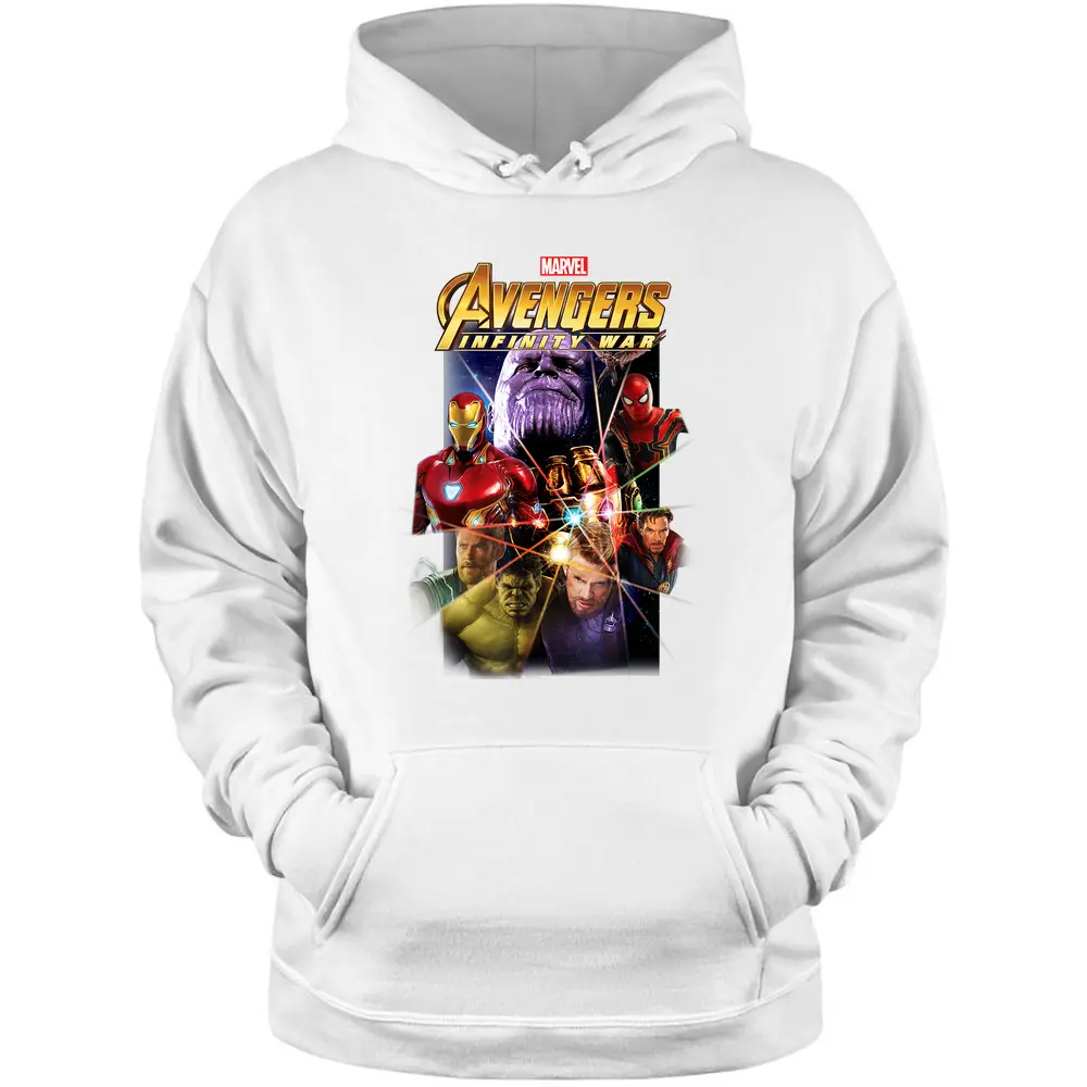 Marvel Avengers Infinity War Gauntlet Prism Graphic Pullover Hoodie