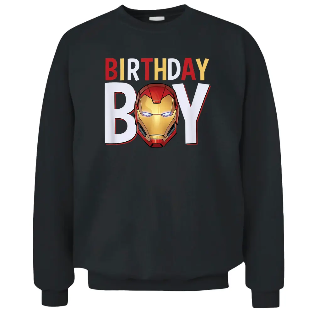 Marvel Avengers Iron Man Birthday Boy Pullover Sweatshirt