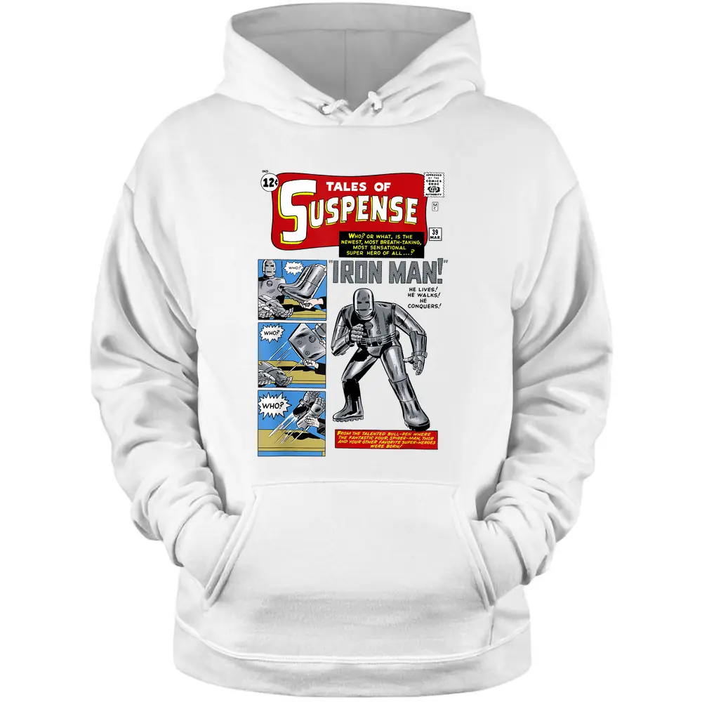 Marvel Avengers Iron Man Tales Of Suspense Comic Cover Pullover Hoodie