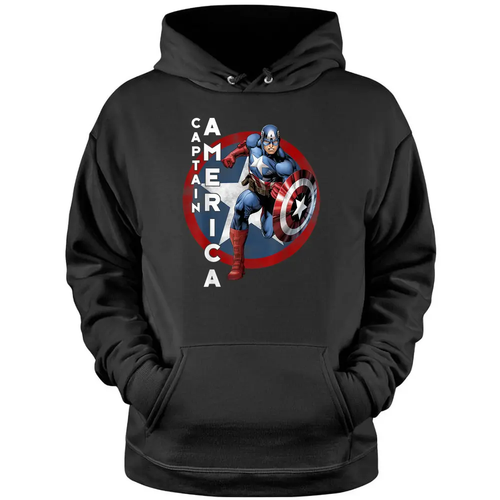 Marvel Avengers Vintage Captain America Avengers Icon Pullover Hoodie