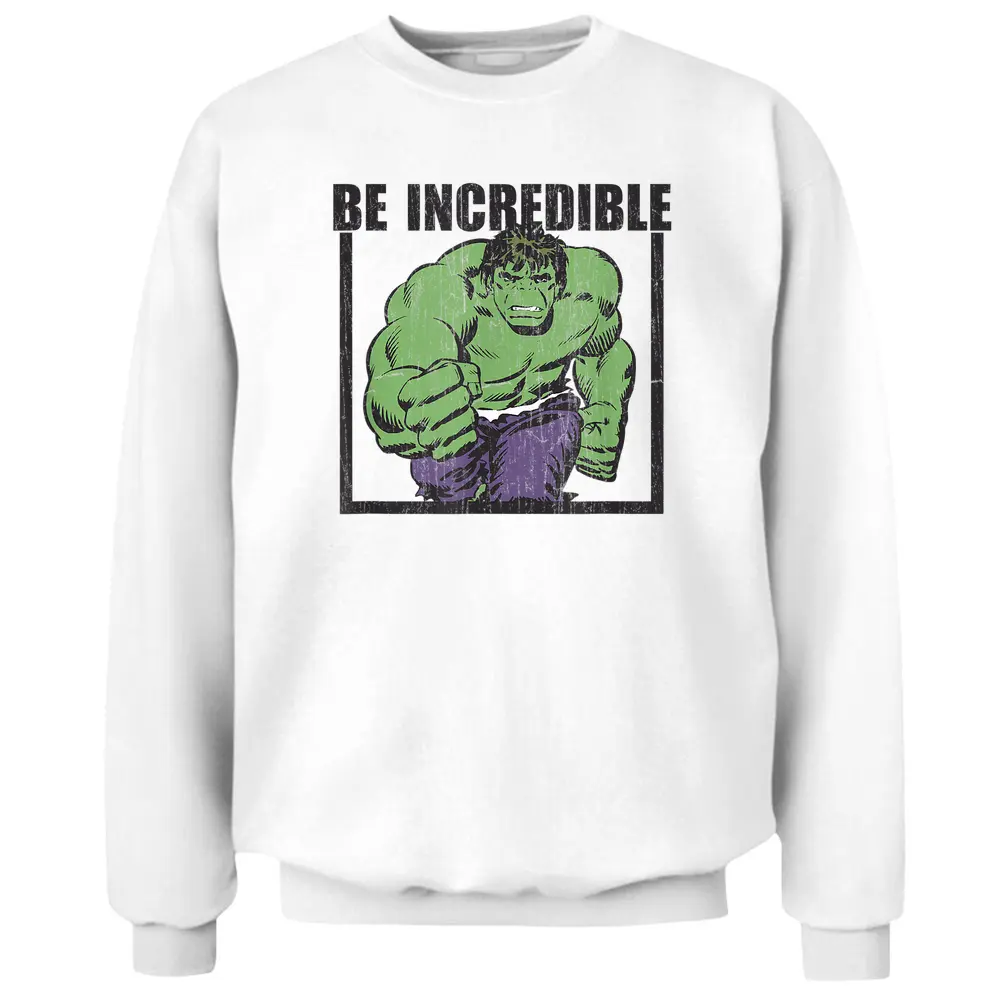 Marvel Avengers Vintage Comic Hulk Be Incredible Pullover Sweatshirt