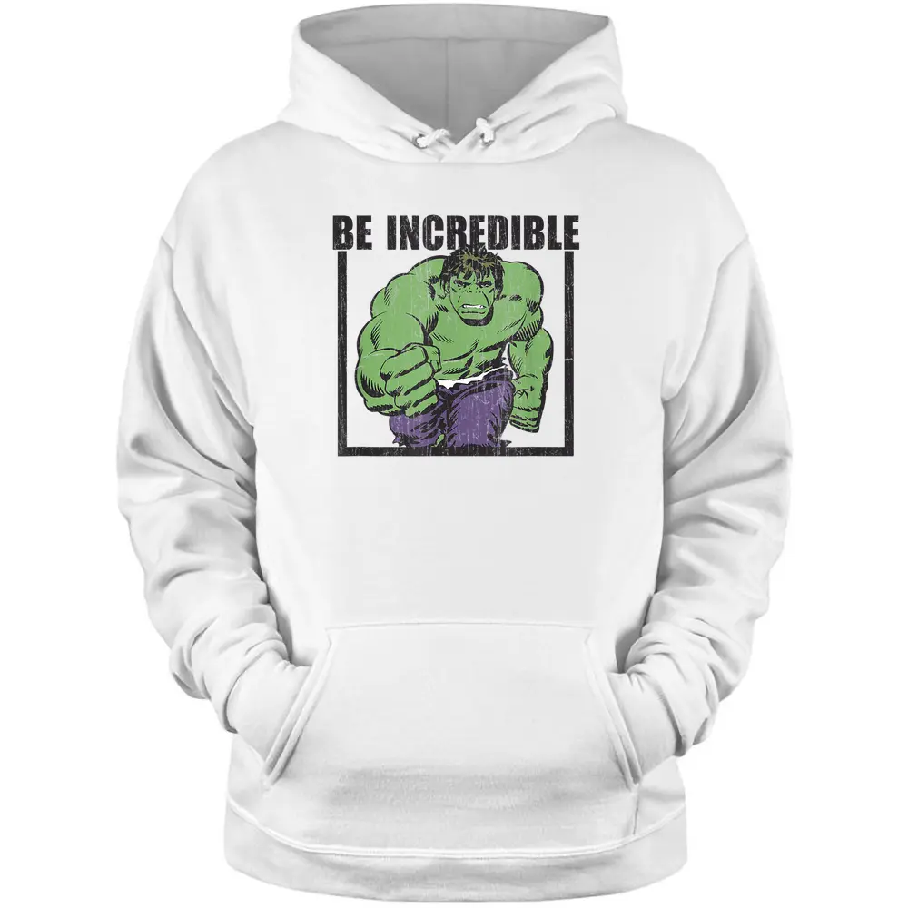 Marvel Avengers Vintage Comic Hulk Be Incredible Pullover Hoodie