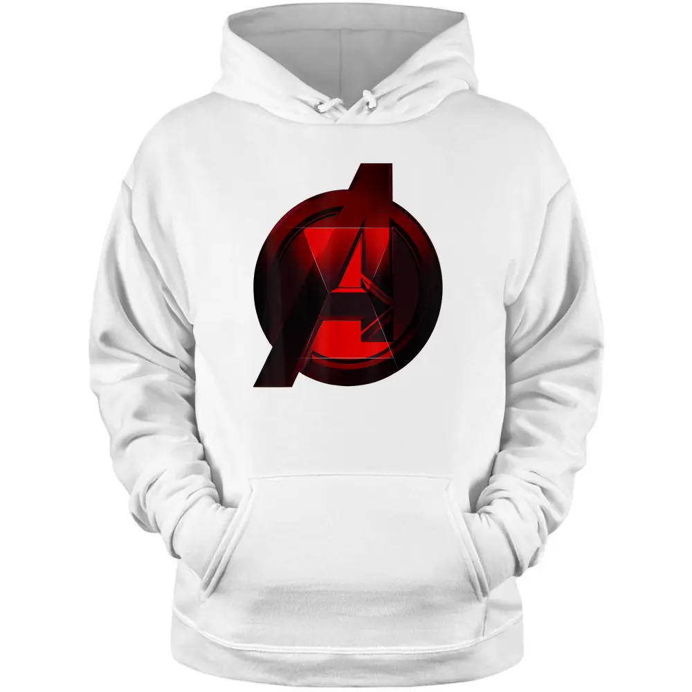 Marvel Black Widow Avengers Logo Fill Pullover Hoodie