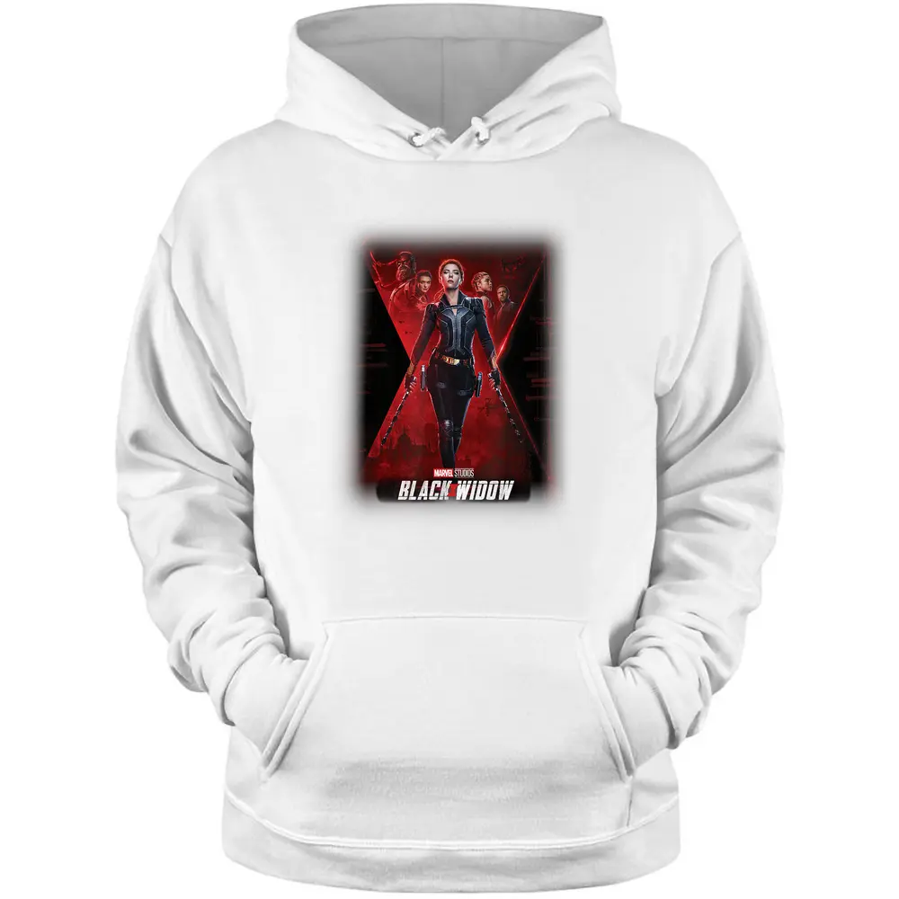 Marvel Black Widow Group Shot Poster Pullover Hoodie